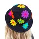 thumbnail image 3 of Txlixc Sombrero de pescador de punto femenino, flor creativa femenina Txlixc moda, 3 of 8
