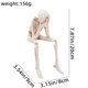 thumbnail image 4 of Figura Esqueleto Resina para Halloween No Hables Mal Estantería Borde Repisa Mesa, 4 of 4