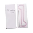 thumbnail image 2 of 2 pajitas de cristal de colores, pajitas horizontales para beber, pajitas de cristal rosa transparente para té, bebidas, cócteles, bebidas frías y Macarena pajitas de colores, 2 of 8