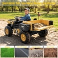thumbnail image 3 of East doll 24V Powered Ride on Dump Truck, 24V 2 Seater Ride on Car for Big Kid, 24 Volt Ride on Toy with Powerful Wheels for Boy Girl, 4WD 400W Motor, 24V Ride Ons for Kid Aged 3-8Y, Yellow, 3 of 8