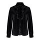 thumbnail image 3 of Uootdi Plus Size Sequin Tops for Women Sparkly Glitter Bow Crewneck Long Sleeve Shirts Evening Party Night Top Going Out Pullover Gift, 3 of 6