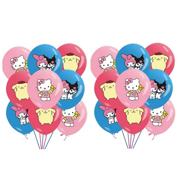 Sanrio Balloons Party Supplies Birthday Favors Decorations Decor Kit Latex