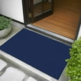 thumbnail image 5 of Navy Blue 2x3 Door Mat Rug, Farmhouse Solid Navy Blue Color Modern Art Non-Skid Rubber Backing Large Rectangle Rugs - Living Room Bedroom Home Office, Indoor Floor Mat Carpets Washable Rug, 5 of 9