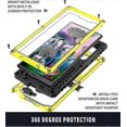 thumbnail image 2 of Military Shockproof Rugged Metal Case For Samsung Galaxy S23 Ultra/ S23+/ S23 With Screen Protector Stand, 2 of 5