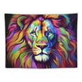 thumbnail image 5 of COMIO Wall Art Lion Soft Safari Easy Care Tapestry Painting, 5 of 6