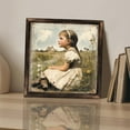 thumbnail image 3 of Girl in Field Cottage Core Wooden Sign Wall Plaque - Vintage Art Decoration, Wall Decoration - Ideal Gift For Home Decoration, Living Room, Bathroom, Bedroom, Garden, Dining, Bar, Cafe, Festival Pa, 3 of 7