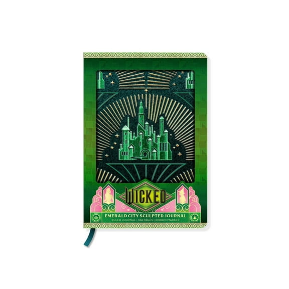 Wicked: Emerald City Sculpted Journal, (Hardcover)
