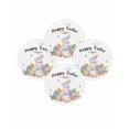 thumbnail image 7 of 15 Inch Round Placemats Set of 4, Easter Non Slip Heat Insulation PP Table Mats, Spring Watercolor Easter Eggs Bunny Flower Washable Place Mats for Kitchen Dining Party Table Decor, 7 of 7