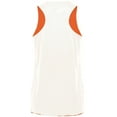 thumbnail image 5 of Augusta Ladies Tricot Mesh Reversible 2.0 Jersey 163 Orange/White Xl, 5 of 7