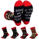 thumbnail image 3 of Calcetines divertidos para hombres y mujeres, cerveza, vino, café, Pizza, tocino, Donuts, gato, perro, Animal, feliz cumpleaños, regalo de Navidad, 3 of 4
