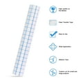 thumbnail image 2 of HTVRONT 6" x 50 Feet Transfer Tape for Vinyl with Blue Alignment Grid Transfer paper Perfect for Self Adhesive Vinyl for Signs Stickers Decals Walls Doors & Windows, 2 of 8