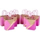 thumbnail image 1 of Bolsas de regalo Hallmark paquete de 8 15x17x8 cm rosa kraft, 1 of 6