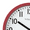 Red, variant on Mainstays Basic Indoor 8.78" Black Analog Round Modern Wall Clock