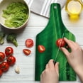 thumbnail image 3 of Europe Cutting Board, Rolling Sunny Hills with Meadow Fields and Trees Southern Moravia, Czech Republic Print, Tempered Glass Cutting and Serving Board, Wine Bottle Shape, Emerald, by Ambesonne, 3 of 5