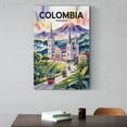 thumbnail image 6 of Colorful Vintage City Travel Poster of Manizales with Bold Buildings And Local Culture Print Poster, 6 of 8