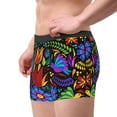 thumbnail image 3 of Kdxio Men's Boxer Briefs with Colorful Floral Print - Comfortable and Breathable Underwear for Everyday Wear, 3 of 7