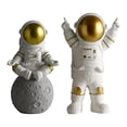 thumbnail image 1 of Figuras de de resina,Figuritas de de resina figura estatua de ,decoración de la habitación del hogar del espacio exterior adornos,decoraciones de dormitorio Soledad Figuras de astronauta de resina, 1 of 9