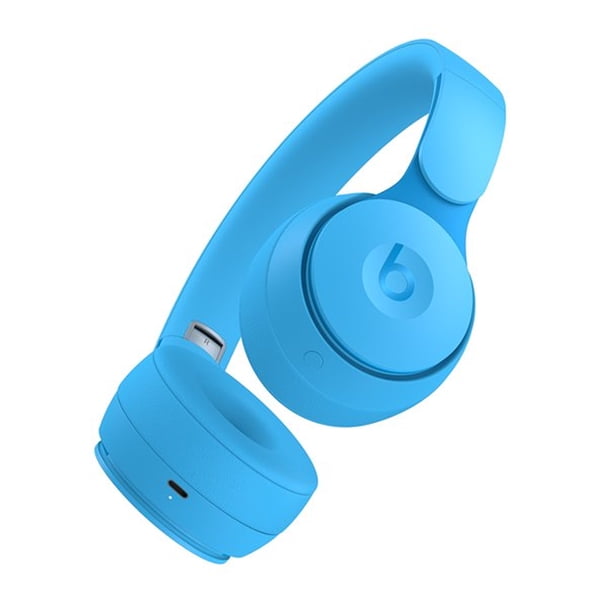 Beats Solo Pro Wireless On-Ear Headphones- Light Blue with USB