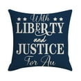 thumbnail image 2 of 4th of July PALIFEUR Pillow Covers, Indeoendence Day Linen Throw Pillow Covers, 18 x 18 Inch Patriots Pillow Case for Sofa Bedroom Coffice, Decorative Pillow Cover, 2 of 7