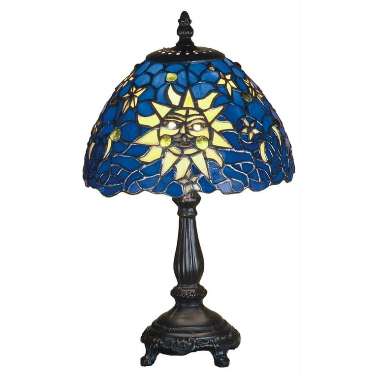 Meyda Lighting 13 H Sun Moon Stars Mini Lamp Vadk Ia Yellow