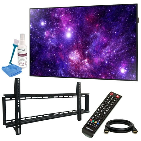 Samsung 49" DC49H - Edge-Lit LED Display for Business with Pro Wall Mount Kit, 6ft HDMI Cable, and Cleaning Kit