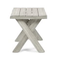 thumbnail image 6 of GDF Studio Farrells Indoor/Outdoor Farmhouse Acacia Wood Side Table, Sandblasted Light Gray, 6 of 7