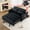 Black1, variant on Gewnee 52.75" Convertible Sleeper Sofa Bed Adjustable Backrest with Pillows for Living Room Apartment.Black