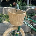 thumbnail image 5 of ABPETE Front-Mounted Adjustable Belt Woven Wicker Bicycle Basket for Kids, 5 of 5