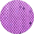 thumbnail image 1 of Ahgly Company Indoor Round Solid Purple Modern Area Rugs, 7' Round, 1 of 4