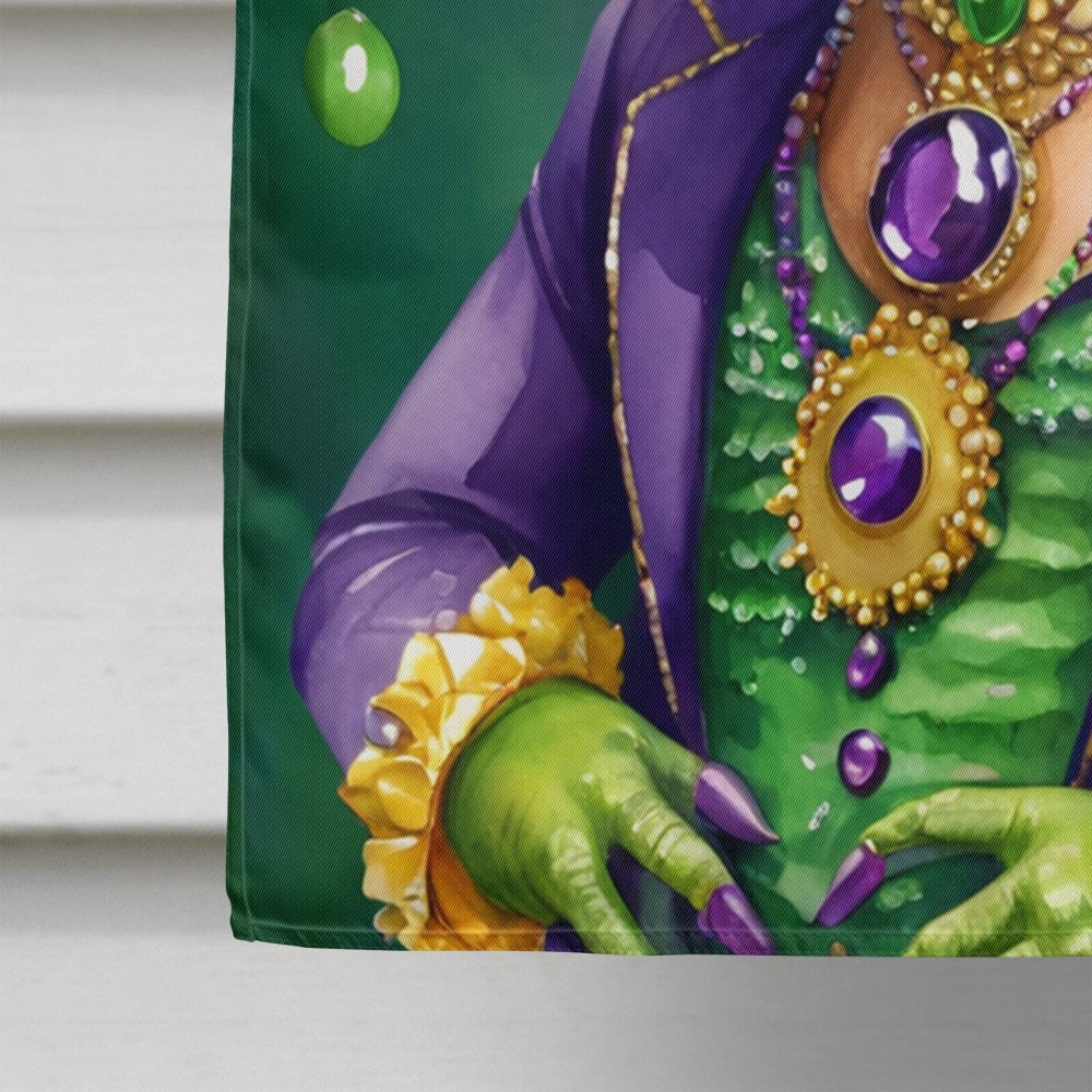 Alligator King of Mardi Gras House Flag 28 in x 40 in