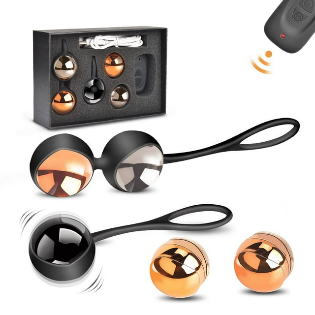 Erotica Kegel Balls, 5 Wearable Weighted Balls Set, Wireless Remote Control Wearable Jumper Adults