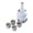 1stoneware white, variant on lanema Japanese Sake Set With Warmer Pot Ceramic Carafe Bottle And 4 Cups Candle Stove Warming Bowl for Cold Hot Sake Gift