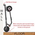thumbnail image 2 of Wall Mount Hanger for Ninebot Segway ES1 ES2 ES4 Electric Scooter, Wall Mount Storage Holder, 2 of 6