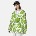 thumbnail image 5 of Fotbe Green Various Lemons Men's Women's UPF 50+ Sun Protection Jacket Hooded Cooling Shirt with Pockets Hiking Outdoor Performance-X-Large, 5 of 9