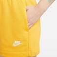 thumbnail image 4 of Women's Nike Sportswear Club Fleece Midrise Shorts Color: Sand Size: SMALL, 4 of 4