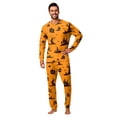 thumbnail image 3 of Halloween Family Matching Pajamas Sets, Halloween Family Leisure Loungewear, Pumpkin Ghost Holiday PJS Sleepwear, Seasonal Halloween Party Family for Home Relaxing Casual Daily Wear Indoor, 3 of 7