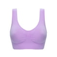 thumbnail image 4 of Enwejyy Women' Underwear Activewear Seamless High Stretch Pure Casual Sports Bra Women's Plus, 4 of 4