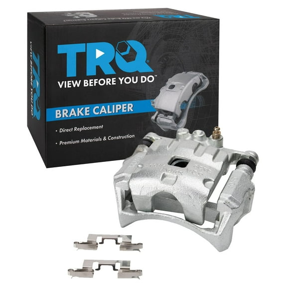 TRQ Front Right Brake Caliper w/Bracket Passenger Side Compatible with 2011-2018 Ford Fiesta 2011-2014 Mazda 2