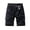 Black@GC@, variant on Men's Cargo Shorts Straight Leg Baggy Shorts for Men Trendy Elastic Waist Solid Color Soft Shorts With Pocket