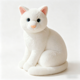 thumbnail image 4 of Lindo Juguete de Peluche de Gato Blanco 10.2'' Gatito Suave y Abrazable Muñeco de Animal de Peluche para Amigos Regalo de Peluche para Mascota, 4 of 4