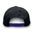 thumbnail image 2 of L2K Men's 5 Panel Cotton Twill Snapback 2 Tone Caps 6007 Black / Purple 24PACK, 2 of 7