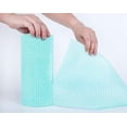 thumbnail image 2 of Rollo de paño desechable para platos, paños J, paño de limpieza reutilizable, 200 unidades, paños desechables resistentes para platos, paño de cocina reutilizable, secado rápido, 4 rollos, azul y, 2 of 7