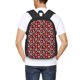 thumbnail image 4 of Fotbe Red Floral Mochila para Hombre y Mujer - Tela Oxford 600D Resistente - Mochila Impermeable de Gran Capacidad para Escuela, Viajes y Senderismo, 4 of 6