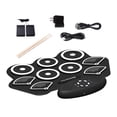 thumbnail image 2 of Runquan Hand Roll Drum Set Multifunction Lightweight Party Favors Silicone Drum Kits, 2 of 8