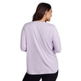 thumbnail image 3 of RBX Active Women's Plus Size Super Soft Yoga Long Sleeve Tunic Top, 3 of 5
