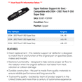 thumbnail image 2 of Upper Radiator Support Air Duct - Compatible with 2004 - 2007 Ford F-350 Super Duty - Dorman, 2 of 2