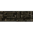 thumbnail image 2 of Greene, Taylor 14x7 White Modern Wood Framed Museum Art Print Titled - KITCHEN RULES, 2 of 4