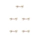 thumbnail image 1 of Minnieouse Anillo para pezones, accesorio de moda exquisito, accesorios de joyería, decoración corporal encantadora para mujer, Lick-Me de oro rosa Oro rosa Lámame 5piezas Minnieouse CBP223689, 1 of 5
