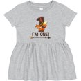thumbnail image 3 of Inktastic 1st Birthday Fox 1 Year Old Girls Baby Dress, 3 of 5