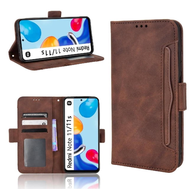 Funda Tipo Billetera GANGXUN para Xiaomi Redmi Note 11 4G – Tapa Flip con Tarjetero